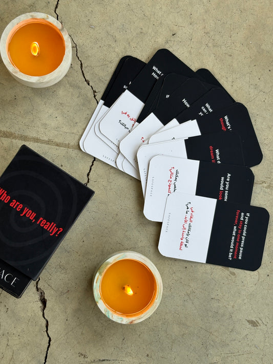 "Who are you, really?" Cards